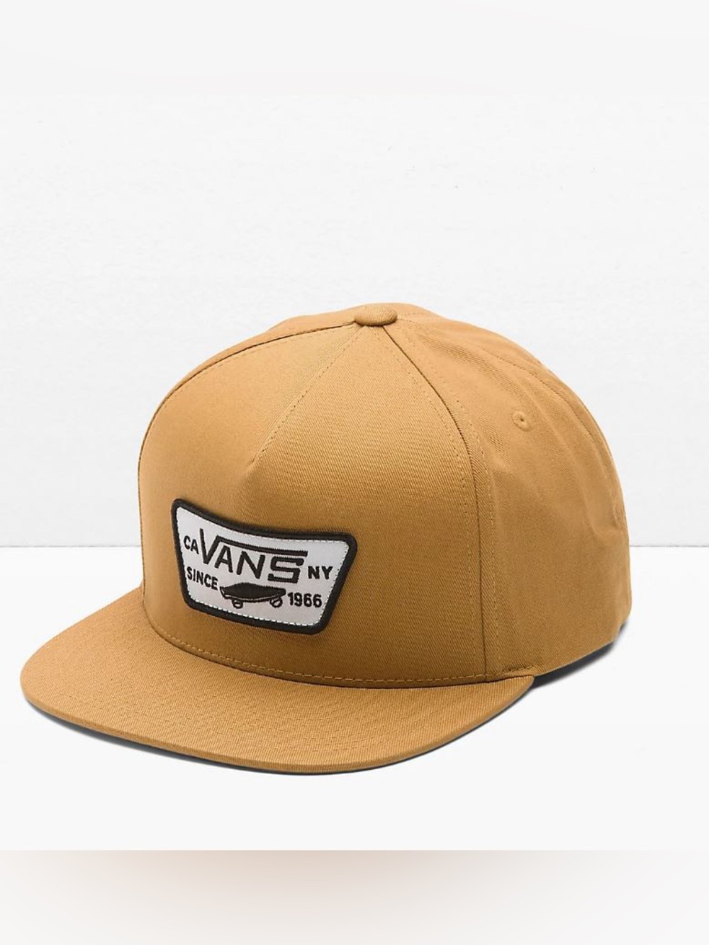 Vans Patch Snapback Hat in Yellow